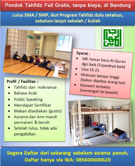 pesantren gratis